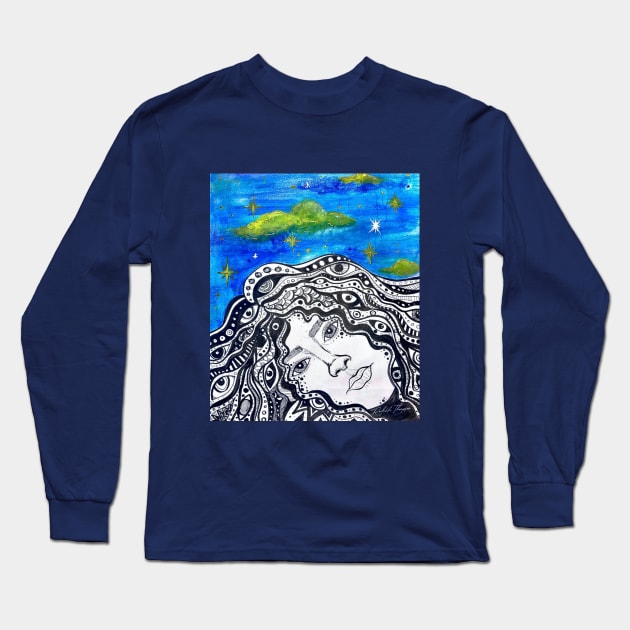 Star Child Long Sleeve T-Shirt by Rororocker